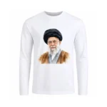 تیشرت مردانه آستین بلند طرح نقاشی شهید سید علی خامنه ای