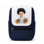 کیف کوله پشتی طرح نقاشی شهید سید علی خامنه ای