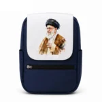 کیف کوله پشتی طرح نقاشی شهید سید علی خامنه ای
