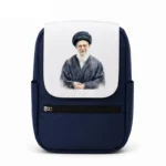 کیف کوله پشتی طرح نقاشی شهید سید علی خامنه ای