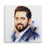 تابلو شاسی مربعی طرح نقاشی بهرام رادان