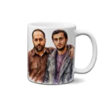 ماگ طرح نقاشی شهید مجتبی مشکاتی و شهید حامد(حسن) مشکاتی