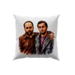 کوسن طرح نقاشی شهید مجتبی مشکاتی و شهید حامد(حسن) مشکاتی