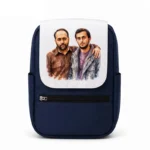 کیف کوله پشتی طرح نقاشی شهید مجتبی مشکاتی و شهید حامد(حسن) مشکاتی