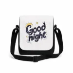 کیف دوشی پاسپورتی مردانه طرح تایپوگرافی Good night (طرح 2)