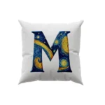 کوسن طرح حرف M شب پرستاره