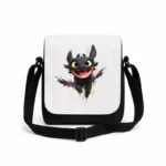 کیف دوشی پاسپورتی مردانه طرح اژدهای بی دندان (Toothless) شاد