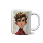 ماگ طرح پسر بچه با تیشرت اسپایدرمن