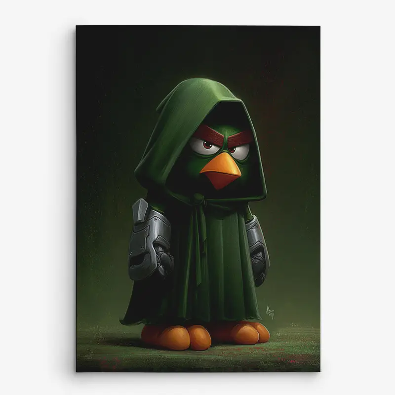 9424-13 تابلو شاسی عمودی طرح انگری بردز در نقش دکتر دووم (Doctor Doom) - تصویر 1