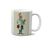 ماگ طرح پرتره پزشک مرد ۱
