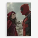 تابلو شاسی عمودی طرح ددپول و اسکارلت ویچ (رو در رو)